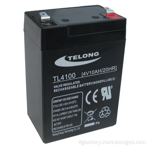 Sealed SLA Battery 4V 10ah for Solar Power Syatem